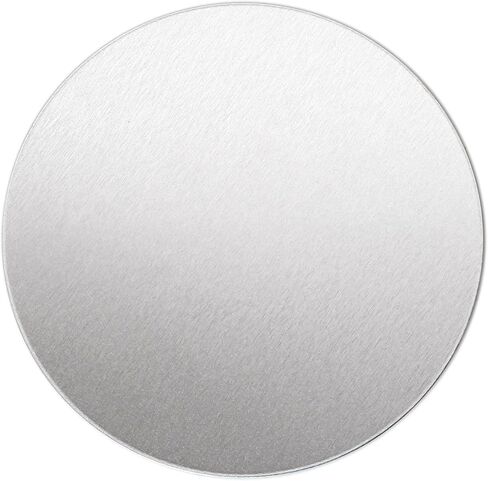 ABBECIAO 3" Round Aluminum Stamping Dics Smooth Edges 14ga. Thick Ornament Blanks for Christmas Decor and Jewelry Trinket Dish Making. Pack of 3 in Saudi Arabia