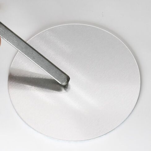 ABBECIAO 3" Round Aluminum Stamping Dics Smooth Edges 14ga. Thick Ornament Blanks for Christmas Decor and Jewelry Trinket Dish Making. Pack of 3 in Saudi Arabia