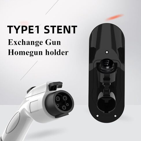 J1772 EV Charger Nozzle Holster Dock, with Anti-Theft Password Lock, Electric Vehicles J1772 Charging Gun & Cable Holder Security Wall Mount Dock for All J1772 EVs Models in Saudi Arabia