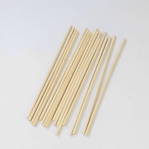 60Pcs Wooden Dowel Rods 1/4 x 12 Inch Bamboo Sticks Natural Wood Dowels Unfinished Hardwood Sticks for Craft and DIY Projects in Saudi Arabia