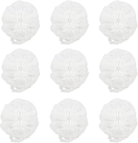 XGNG 10PCS White DIY Flower Hand Corsages Stretch Wristlets Band Bracelet Elastic Pearl Wrist Corsage Bands Wedding Wrist Corsages for Wedding Prom Bride Handmade Corsage in Saudi Arabia