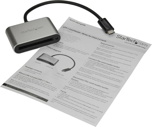 StarTech SD microSD Card Reader USB-C and USB-A 3.0 UHS-I (SDMSDRWU3AC) in Saudi Arabia