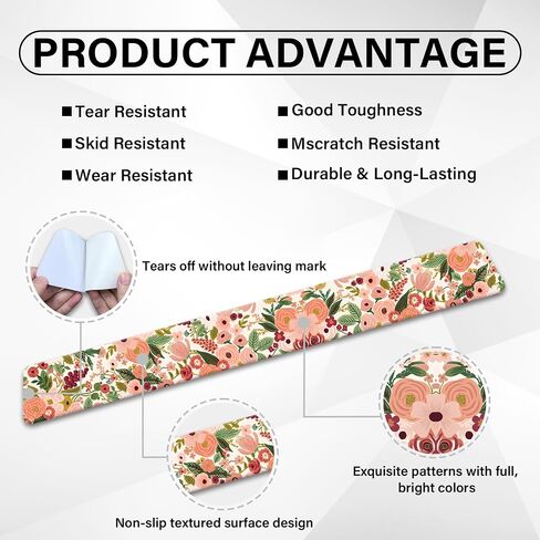 Painting Roses Door Sill Protectors, Front/Rear Absorbent Rubber Car Door Sill Protector Door Entry Guard Door Sill Protector 23.6 X 2.76 in Fit for Car SUV Truck Universal - 4Pcs in Saudi Arabia