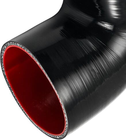 PHILTOP Turbo Intercooler Piping 4" inch Universal Aluminum Turbo Intercooler Pipe Piping Kit + Hose + Clamp US in Saudi Arabia