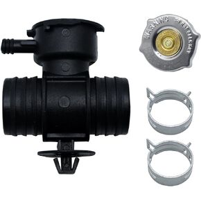 Radiator Coolant Filler Neck with Radiator Filler Cap Fit for 1993-2007 Chrysler 200 Sebring Caliber Avenger for Durango Dakota for Jeep Compass Patriot 52028810AL 52029195AK 55116901AA
