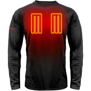 ActionHeat Heated Thermals for Men - Ultra Comfortable, Battery-Powered Heated Shirt, 3 Heat Zones, Heated Shirts for Men