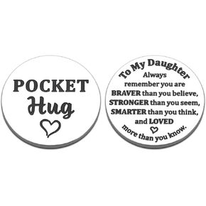 Teen Girl Gifts Trendy Stuff, Christmas Stocking Stuffers for Teen Girls, Daughter Birthday Gifts, Daughter Gifts from Mom Dad, Cute Stuff for Teen Girls, First Daughter Gifts, Pocket Hug Token