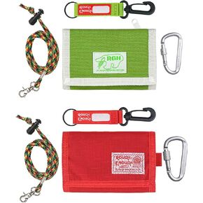 Rough Enough Kids Wallet for Teen Boys Girls with Lanyard Keychain Bundle Set