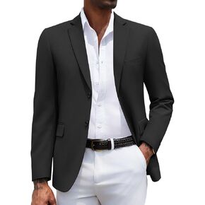 COOFANDY Mens Casual Sport Coats Blazers Two Button Formal Lightweight Suit Jacket