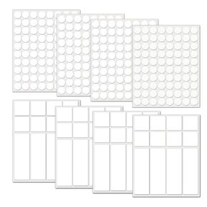 Double Sided Tape for Walls Picture Hanging Strips,Tack Poster Tape Strips & Dots for Home Decoration,Art Craft,Festival Party Supplies,Removable,Multipurpose