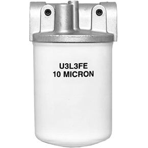 Buyers Products HFA21025 HFA 2 Series Hydraulic Filter Assembly, 10 Micron Filter Rating, 25 PSI Bypass, 1-1/4" NPT Ports, Hydraulic Equipment Parts