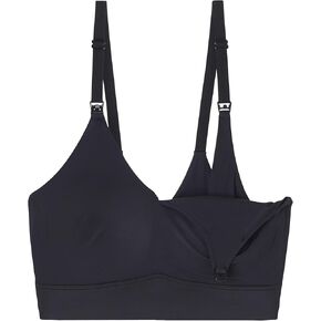 Bliss Nursing Bralette - Ultra-Soft Maternity Bra - Black