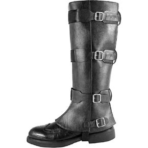 NUMJAW Pirate Costume Men Women Pirate Boot Covers Costume Viking Renaissance Medieval Boots Covers for Halloween Cosplay