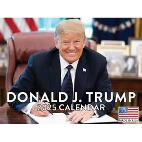 Trump Calendar 2025 Donald Trump Gifts Monthly Wall Calender 12 Month