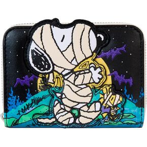 Loungefly Peanuts Snoopy Mummy Zip Around Wallet