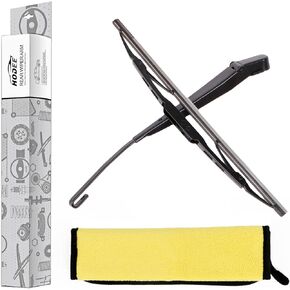 Splined Application Rear Wiper Arm Blade Set Replacement for Jeep wrangler 1997-2006,Rear Wiper Cover Accessories Assembly,Wiper Cap Set for Back Windshield Window,# 55155660