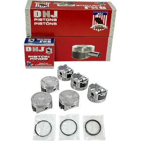 DNJ PRK268A Piston and Ring Kit For 2008-2011 Honda Accord Accord Crosstour Pilot 3.5L V6 SOHC 24V Naturally Aspirated J35Z2,J35Z3,J35Z4