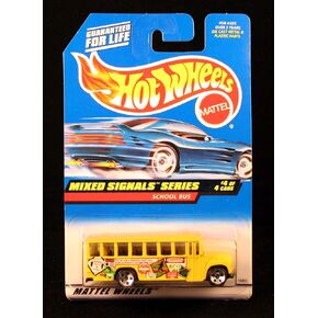 Hot Wheels School Bus Mixed Signals Series #4 of 4 1998 Basic Car Series Collector #736