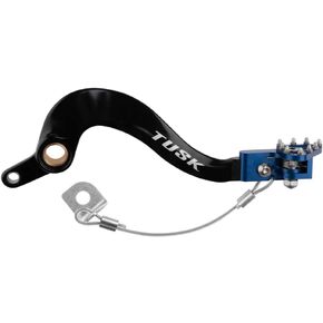 TUSK Aluminum Brake Pedal Blue Tip for Yamaha YZ450F 2010-2022