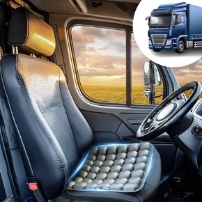 Semi Truck Seat Cushion for Truck Driver - Truck Driver Seat Cushion & Back Support - Trucker Seat Cushions for Long Sitting - Truck Seat Cushions for Driving - Gifts for Truckers in Saudi Arabia