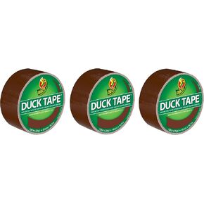 Duck Brand 1304965_C Duck Color Duct Tape, 6-Roll, Brown