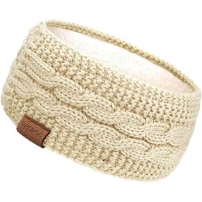 Ear Warmer Headband for Women Thick Ear Muffs for Winter Women Fleece Head bands Ear Covers for Cold Weather Soft Stretch Head Wraps Accessories as a Gift for Christmas Other Occasions