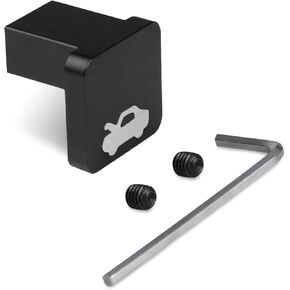 QODOLSI 1 PC Car Engine Hood Lock Handle, Tilt Control Switch Button with Accessories, Hood Latch Release Handle Repair Kit, Compatible with Honda 1996-2011 Civic Ridgeline Element CR-V (Black)