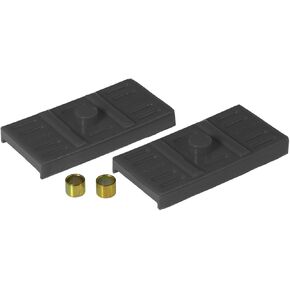 Prothane 7-1705-BL Black Rear Lower Mono Leaf Spring Pad Kit