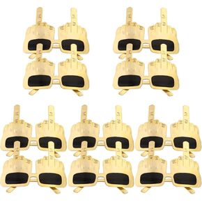 Abaodam 10 Pcs Tricky Middle Finger Sunglasses - Novelty Sunglasses Silly Sunglasses Creative Middle Finger Flip Off Hand Shape Finger Silly Funny Sunglasses Party Eyeglasses for Halloween