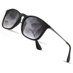 SUNGAIT Fashion Sunglasses for Men Women Retro Style Square Sun Glasses UV400