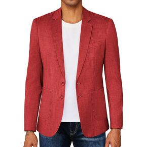 COOFANDY Mens Casual Blazer Sport Coat Lightweight Business Two Button Suit Jackets with Pockets