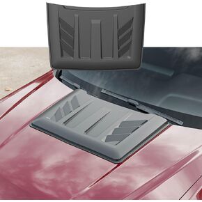 غطاء محرك السيارة مغرفة متوافق مع 2022-2025 Ford Maverick Bonnet Scoop Bonnet غطاء فتحة التهوية بديل لملحقات Ford Maverick 2022-2025