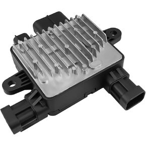 Engine Cooling Fan Control Module 25385-4D900 Fit for Kia Sedona 2006 2007 2008 2009 2010 2011 2012 2013 2014 3.5L 3.8L V6 EX LX, Radiator Coolant Fan Control Module Alloy