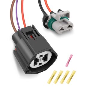Cooling Fan Control Relay Module Connector Plug Wire Harness Fit for Ford Crown Victoria Focus Lincoln Town Car Mercury Grand Marquis Mazda M3, Replace 902-209 6W1Z8B658AC