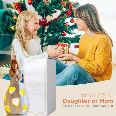 Memorial Gifts Moon Angel Figurines Tealight Candle Holder, Sympathy Gifts for Loss of Loved One, Bereavement Gifts Funeral, Remembrance, Memory Home Decorations in Kuwait