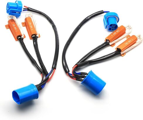 NINEO H7 Canbus Resistor, H7 Resistor for LED FOG Bulbs, Anti Flickering, Error Code Canceler, High Power LED FOG Lights Decoder Driver Adaptor(Pack of 2) in Saudi Arabia