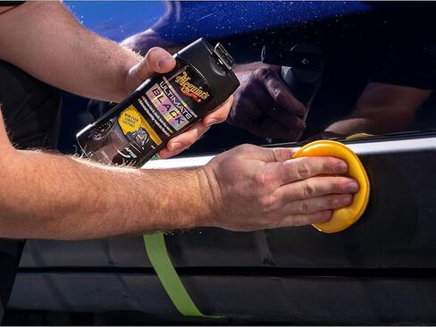 Meguiar's G15812EU Ultimate Black Plastic & Trim Restorer 355ml. Makes Black Plastic & Trim Look Like New in Saudi Arabia