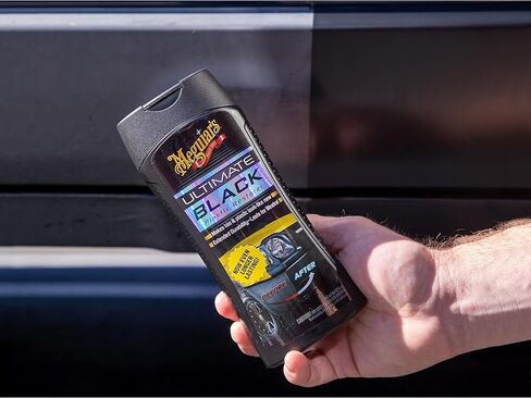 Meguiar's G15812EU Ultimate Black Plastic & Trim Restorer 355ml. Makes Black Plastic & Trim Look Like New in Saudi Arabia