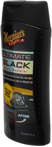 Meguiar's G15812EU Ultimate Black Plastic & Trim Restorer 355ml. Makes Black Plastic & Trim Look Like New in Saudi Arabia