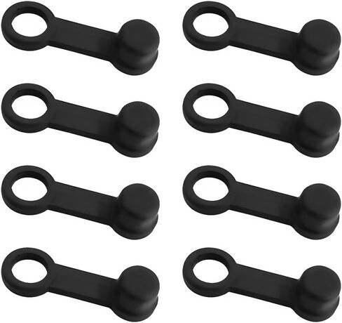 8 PCS Brake Bleed Nipple Cap, Automotive Rubber Brake Bleed Screw Cap Replacement, Universal Brake Bleed Nipple Dust Cover for Cars Motorcycles Bicycles, Car Accessories in Saudi Arabia