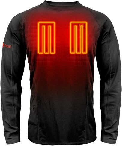 ActionHeat Heated Thermals for Men - Ultra Comfortable, Battery-Powered Heated Shirt, 3 Heat Zones, Heated Shirts for Men in Saudi Arabia