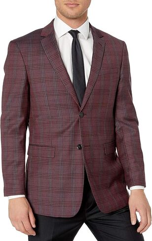 Adam Baker Men's Single Breasted Ultra Slim Fit Wool Blazer/Sport Coat - Many Styles and Colors in Kuwait