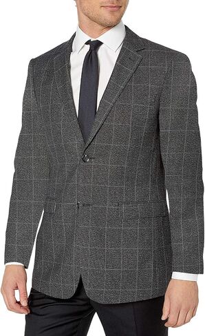 Adam Baker Men's Single Breasted Ultra Slim Fit Wool Blazer/Sport Coat - Many Styles and Colors in Kuwait