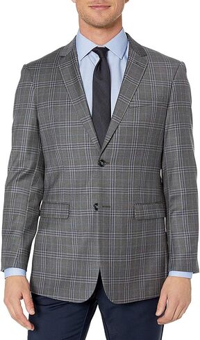 Adam Baker Men's Single Breasted Ultra Slim Fit Wool Blazer/Sport Coat - Many Styles and Colors in Kuwait