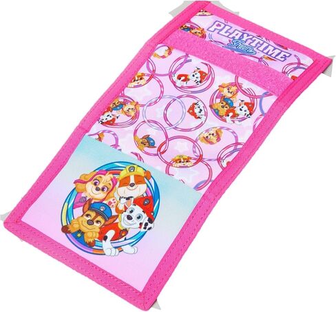 محفظة Paw Patrol للأطفال باللون الوردي ثلاثية الطي - "وقت اللعب"، وردي، مقاس واحد in Kuwait
