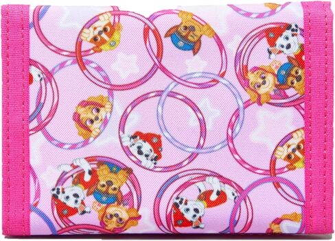 محفظة Paw Patrol للأطفال باللون الوردي ثلاثية الطي - "وقت اللعب"، وردي، مقاس واحد in Kuwait