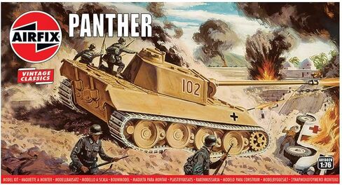 Airfix Model Tank - A01319V Type 97 Chi Ha Japanese Tank، مجموعات نماذج بلاستيكية للبالغين والأطفال 14+، مقياس 1:76، مستوى المهارة 2، نماذج عسكرية لموضوع الحرب العالمية الثانية، دبابات الحرب العالمية 2 in Saudi Arabia