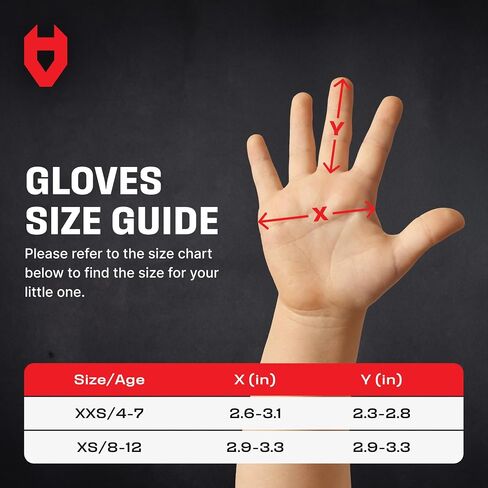 NoCry Kids Cutting Gloves, XXS (4-7 Years) - 100% Food Grade Kids Fishing Gloves with Level 5 Protection - Ideal as Wood Carving Gloves or Whittling Gloves for Kids - Free eBook Included in Kuwait