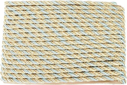 BEL AVENIR Twisted Cord, 0.43 inch 10Yards Cord Trim Basic Sewing Luxury Multicolor Handmade Crafts Nylon Cord for DIY, Home Decor, Embellishment(Blue) in Saudi Arabia