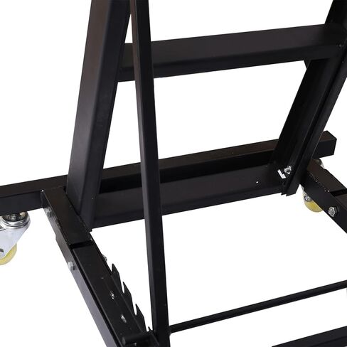 زاحف محرك السيارة العلوي قابل للتعديل، سعة 400 رطل، ارتفاع قابل للتعديل، زاحف السيارات القابل للطي للمرآب المنزلي، صيانة ورشة العمل، أسود in Kuwait